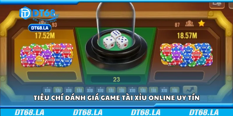 Các tiêu chí đánh giá game Tài Xỉu online uy tín